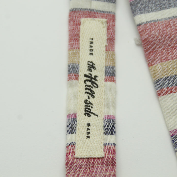 The Hill Side Cravatta Vintage Beige in Cotone Uomo