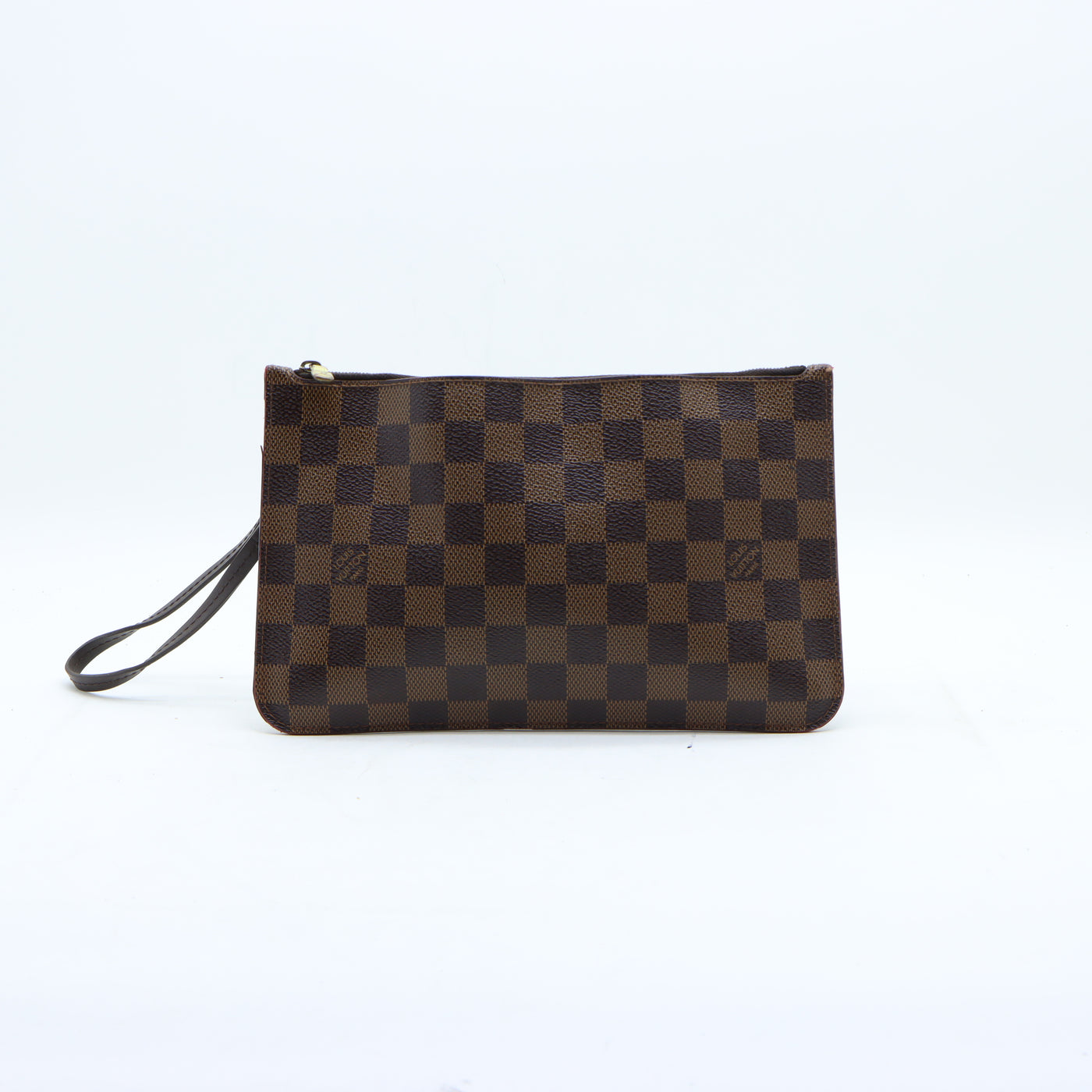 Louis Vuitton Pochette in Pelle Marrone a Scacchi Donna Made in France –  Vintage Clothing Shop
