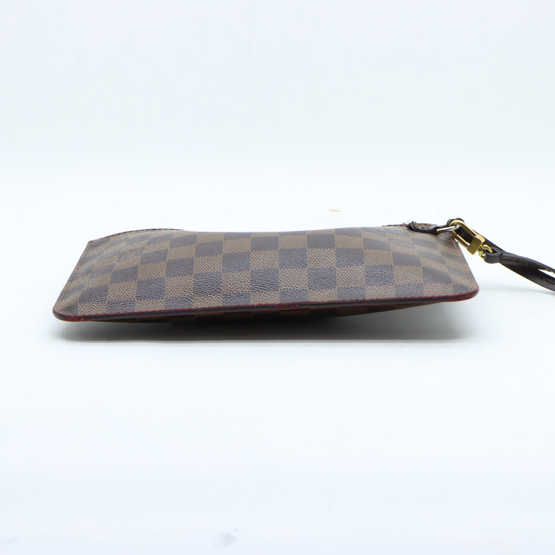 Louis Vuitton Pochette in Pelle Marrone a Scacchi Donna Made in France