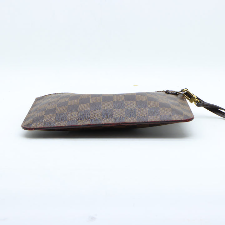 Louis Vuitton Pochette in Pelle Marrone a Scacchi Donna Made in France