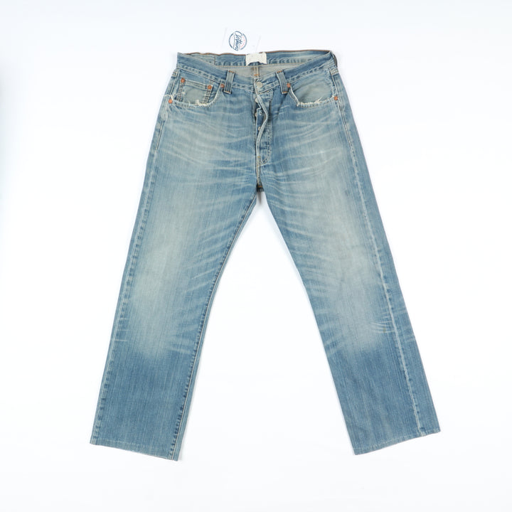 Levi's 501 Rivets 1947 Jeans Vintage Denim W34 L36 Unisex Vita Alta Limited Edition