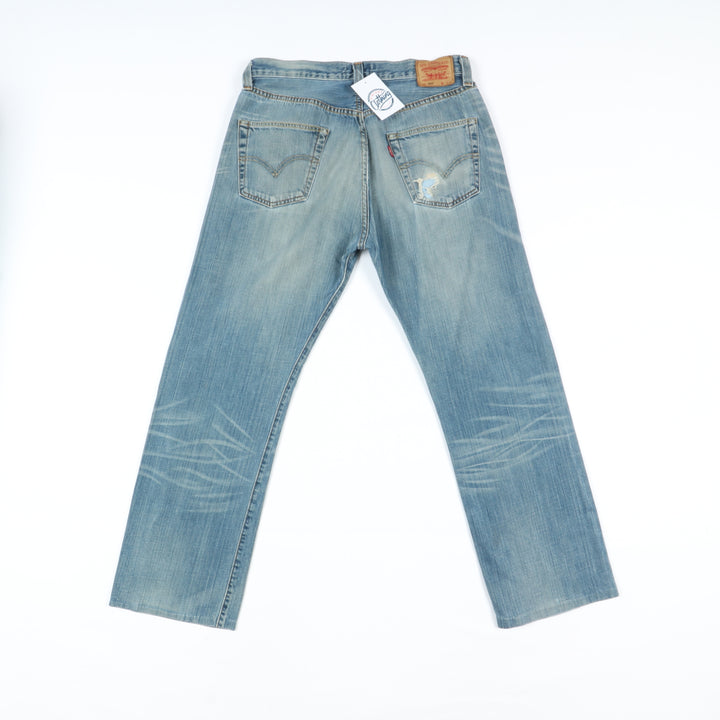 Levi's 501 Rivets 1947 Jeans Vintage Denim W34 L36 Unisex Vita Alta Limited Edition