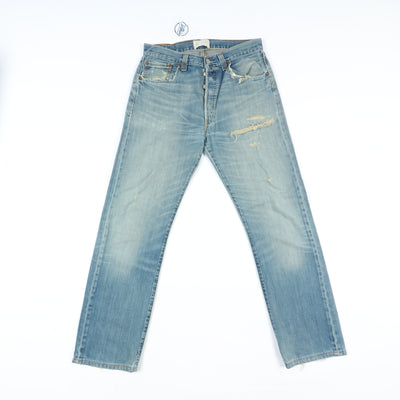 Levi's 501 Rivets 1947 Jeans Vintage Denim W33 L36 Unisex Vita Alta Limited Edition