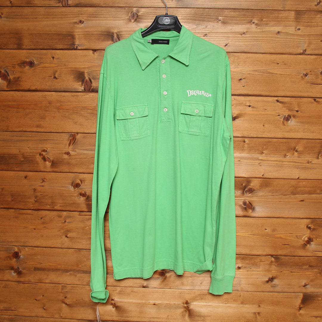 Dsquared Maglia Verde Taglia XL Unisex