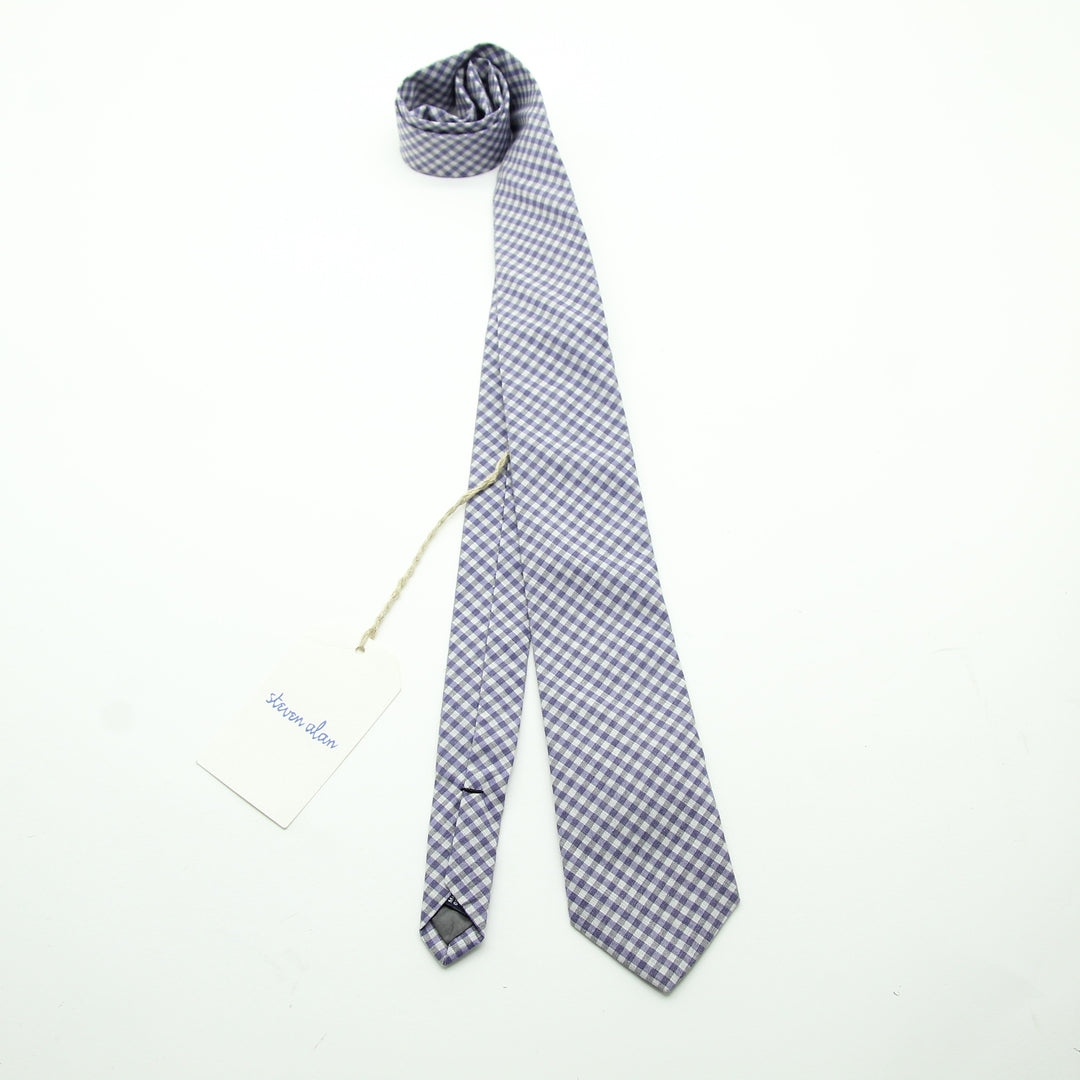 Steven Alan Cravatta Viola in Seta Uomo Made in USA Deadstock w/Tags