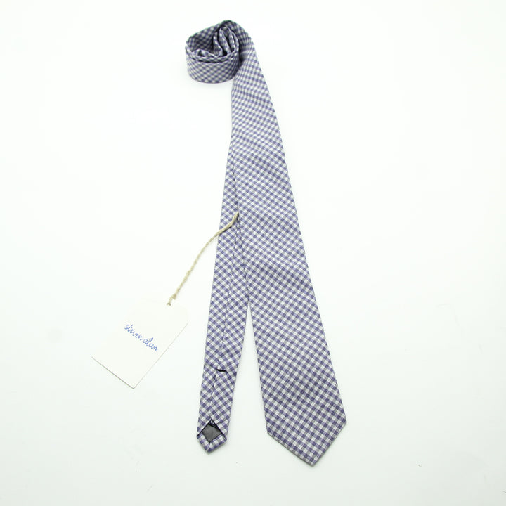 Steven Alan Cravatta Viola in Seta Uomo Made in USA Deadstock w/Tags