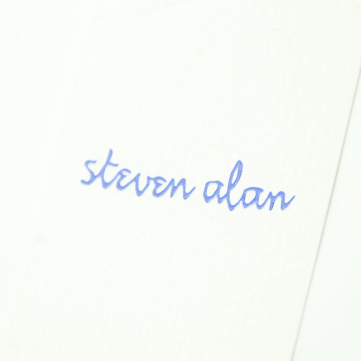 Steven Alan Cravatta Viola in Seta Uomo Made in USA Deadstock w/Tags