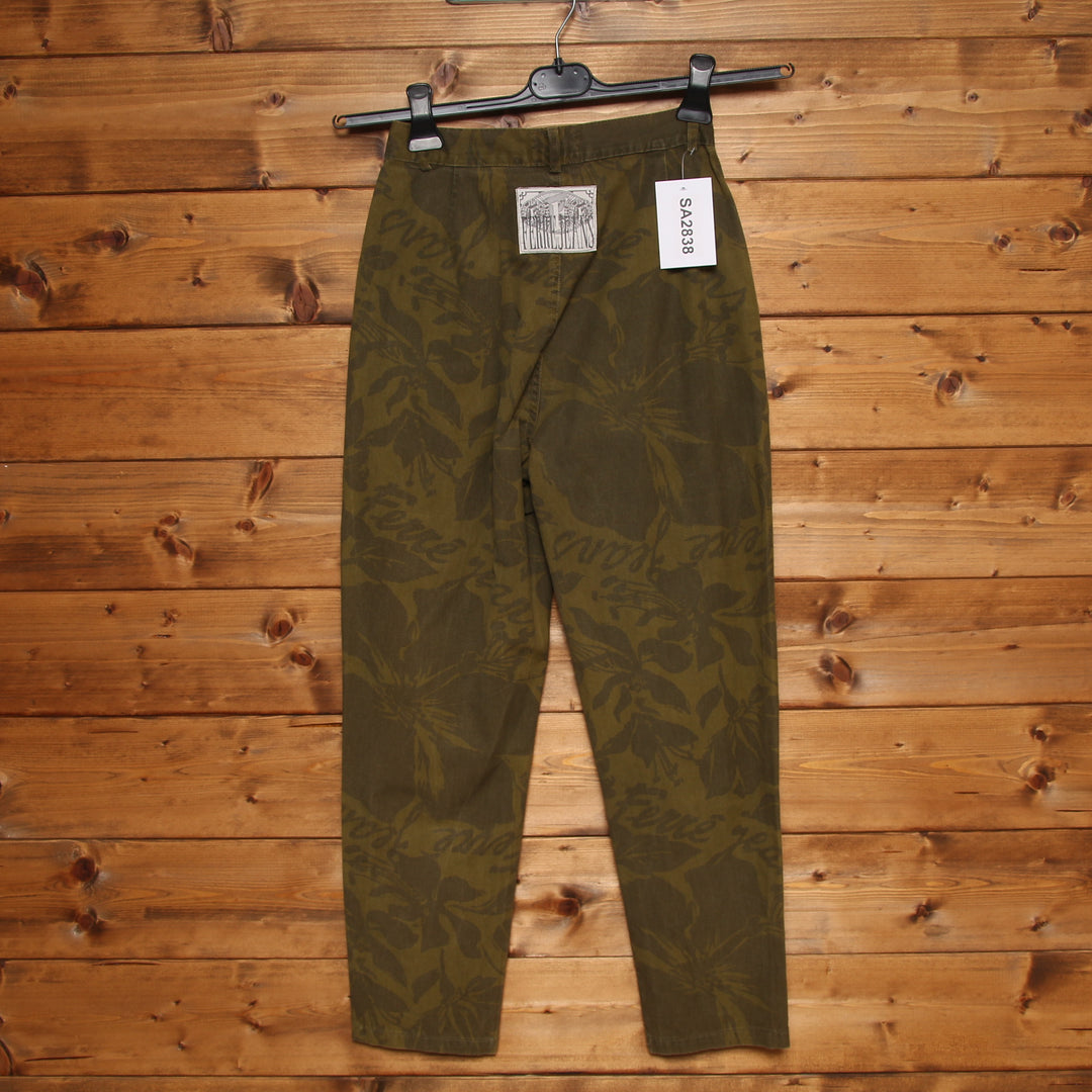 Ferrè Jeans Pantalone Vintage Verde Taglia W28 Donna