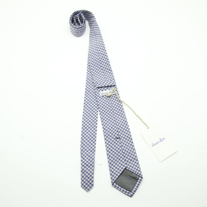 Steven Alan Cravatta Viola in Seta Uomo Made in USA Deadstock w/Tags