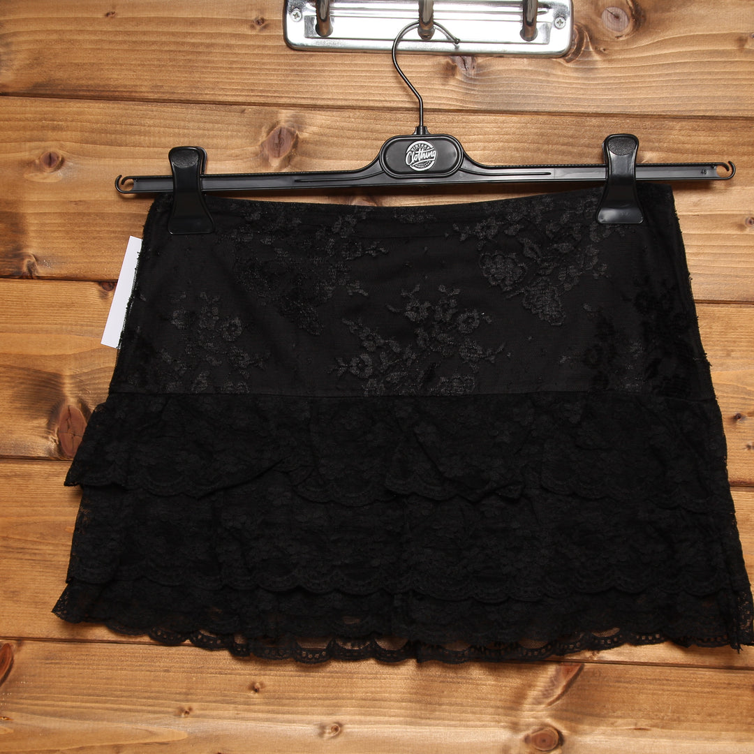 Pinko Gonna Nera a Pizzo Taglia 40 Donna – Vintage Clothing Shop