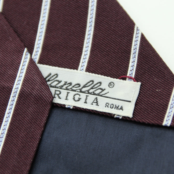 Petronius Cravatta Bordeaux in Seta Uomo