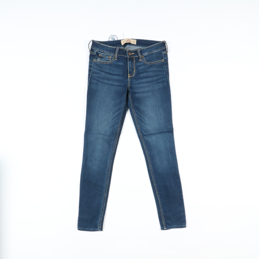 Hollister 55 Super Skinny Jeans Denim W27 L29 Unisex Vita Bassa