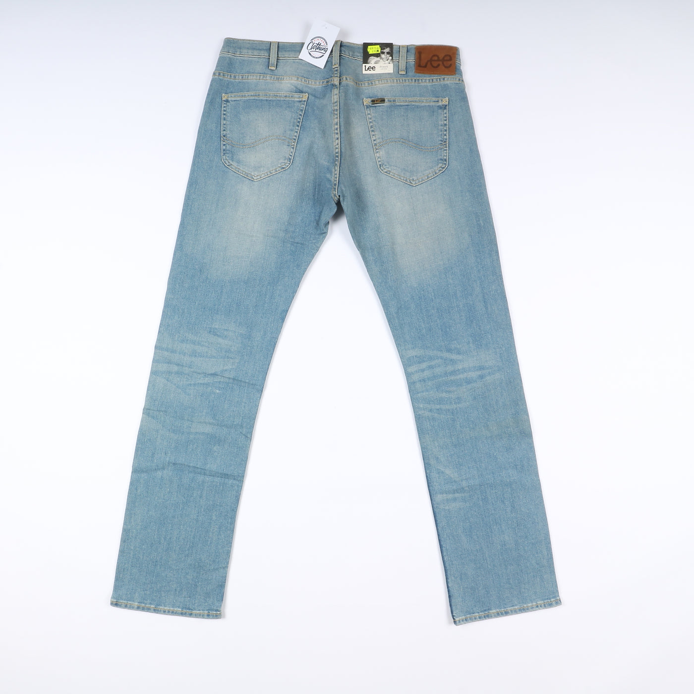 Lee Powell Low Slim W38 L34 Denim Uomo Vita Alta Nuovo Dead Stock w/Tags