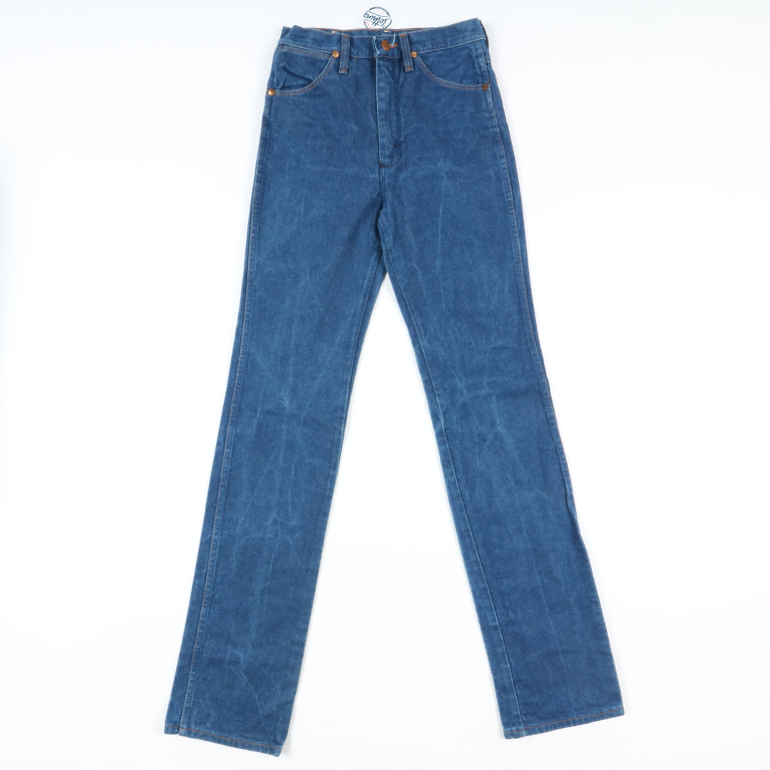 Wrangler Jeans Denim W29 L36 Unisex Vita Alta Made in USA