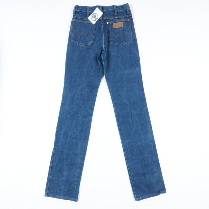 Wrangler Jeans Denim W29 L36 Unisex Vita Alta Made in USA