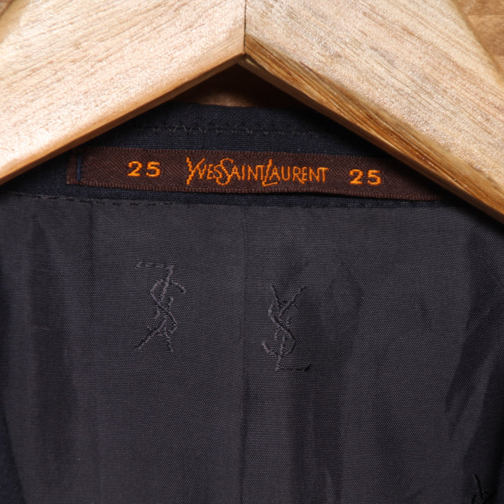 Yves Saint Laurent Abito Tailleur con Pantalone Vintage Blu Taglia 46 Uomo