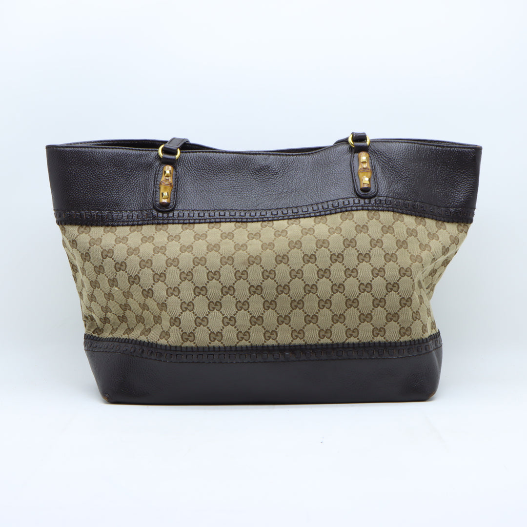 Gucci Borsa in Pelle Beige e Marrone Donna