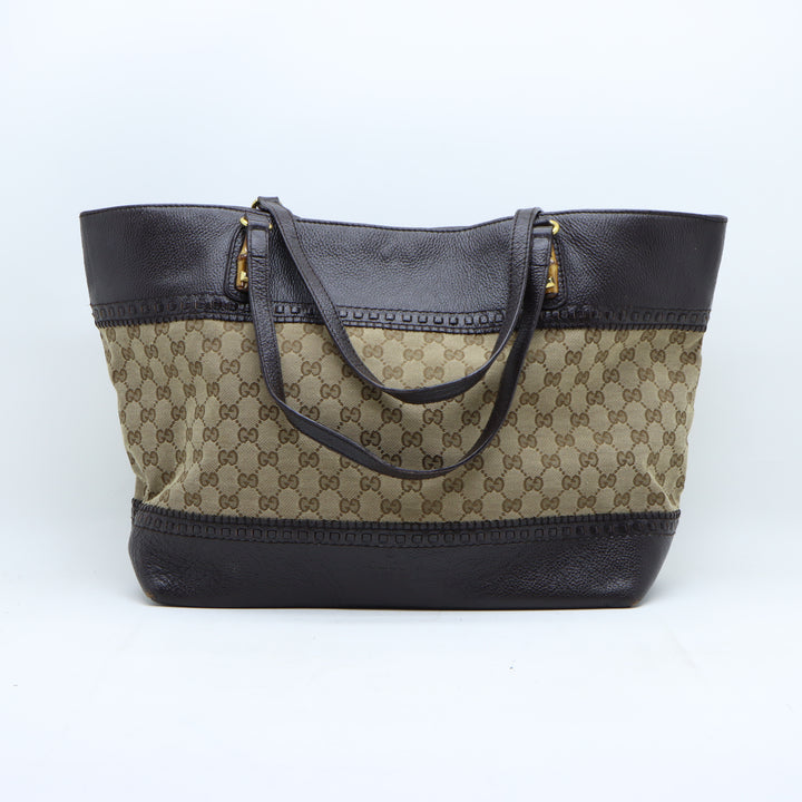 Gucci Borsa in Pelle Beige e Marrone Donna