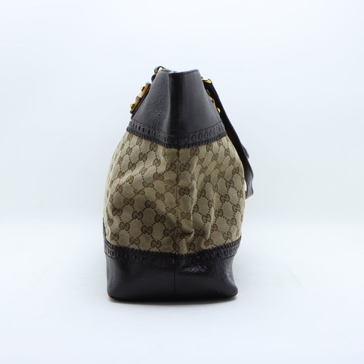 Gucci Borsa in Pelle Beige e Marrone Donna