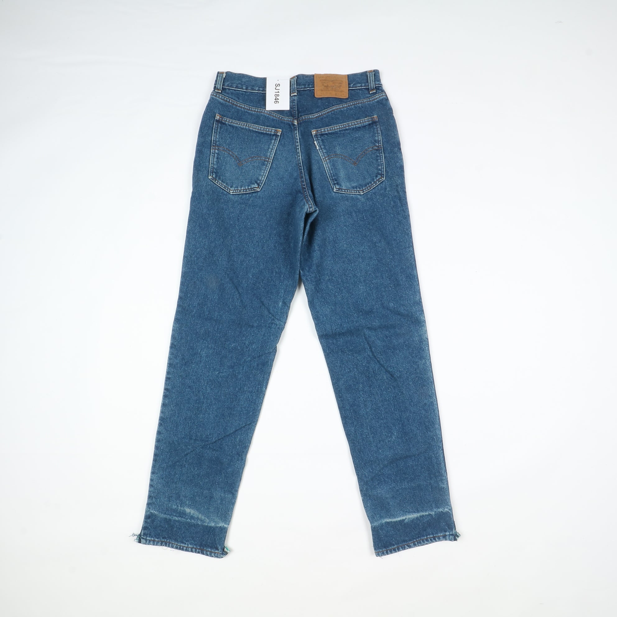 Levi s 411 Vintage Imbottito Jeans Denim W34 L35 Uomo Vintage Clothing Shop