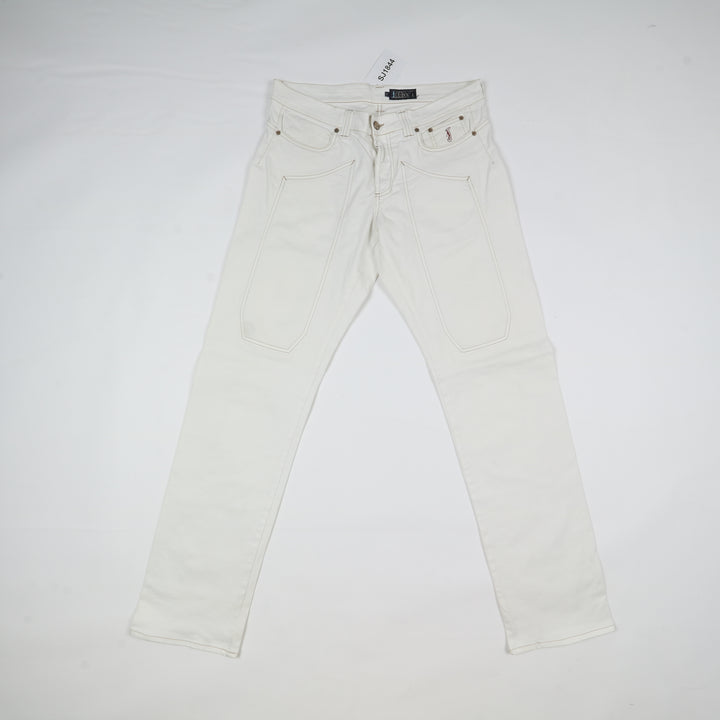 Jeckerson Slim Jeans Panna W36 Uomo