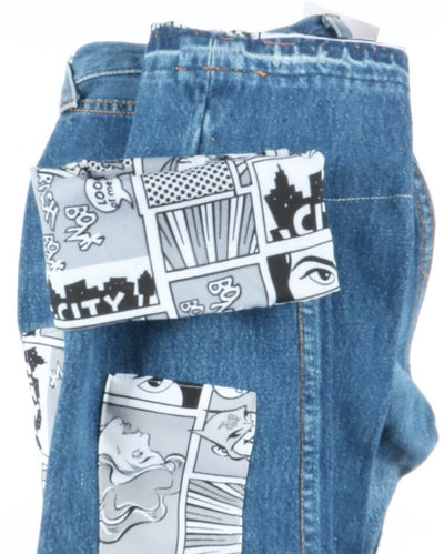 Levi's 501 Custom Jeans Denim W29 L32 Unisex Vita Alta