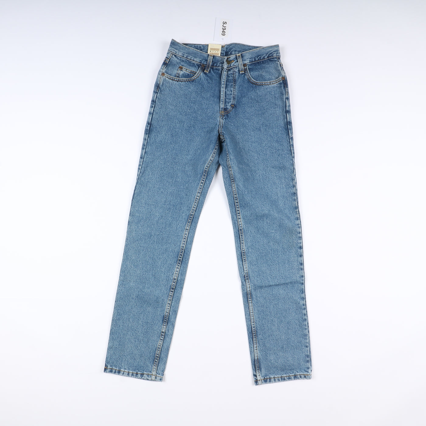 Lee Chicago Stonewash W29 L32 Denim Unisex Vita Alta Dead Stock w/Tags