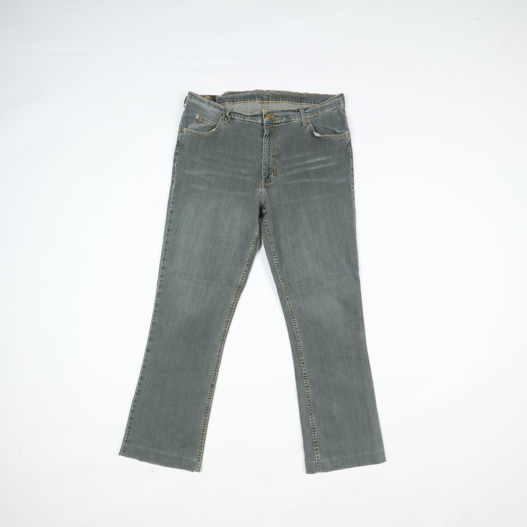 Lee Bootcut Stretch Jeans Grigio W36 Uomo – Vintage Clothing Shop