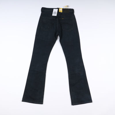 Lee Detroit Flare Boot Cut W30 L34 Denim Unisex Vita Alta Nuovo Dead Stock w/Tags