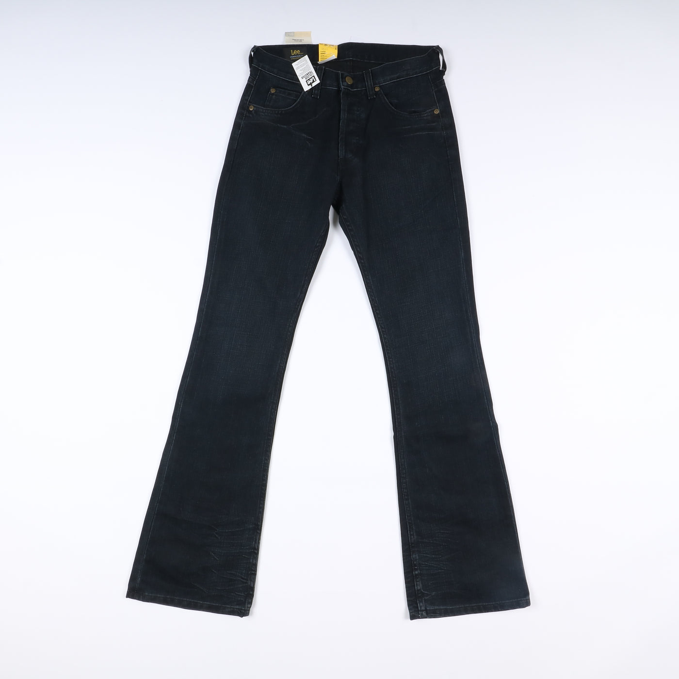 Lee Detroit Flare Boot Cut W30 L34 Denim Unisex Vita Alta Nuovo Dead Stock w/Tags