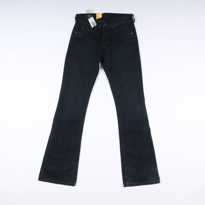 Lee Detroit Flare Boot Cut W30 L34 Denim Unisex Vita Alta Nuovo Dead Stock w/Tags