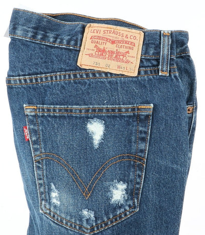 Levi's 751 Custom Jeans Denim W40 L34 Uomo Vita Alta