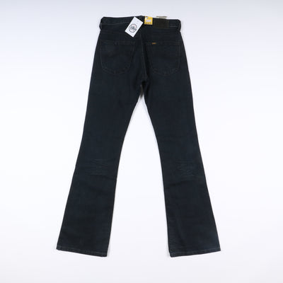 Lee Detroit Flare Boot Cut W30 L34 Denim Unisex Vita Alta Nuovo Dead Stock w/Tags