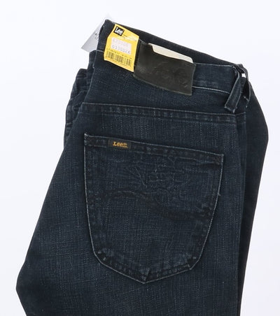 Lee Detroit Flare Boot Cut W30 L34 Denim Unisex Vita Alta Nuovo Dead Stock w/Tags