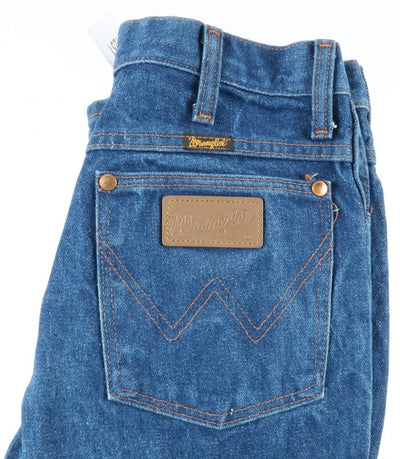 Wrangler Jeans Denim W29 L36 Unisex Vita Alta Made in USA