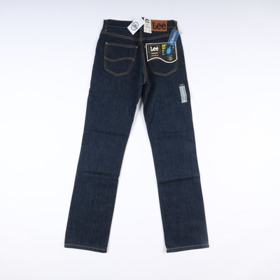 Lee Detroit One Wash W31 L34 Denim Unisex Vita Alta Nuovo Dead Stock w/Tags