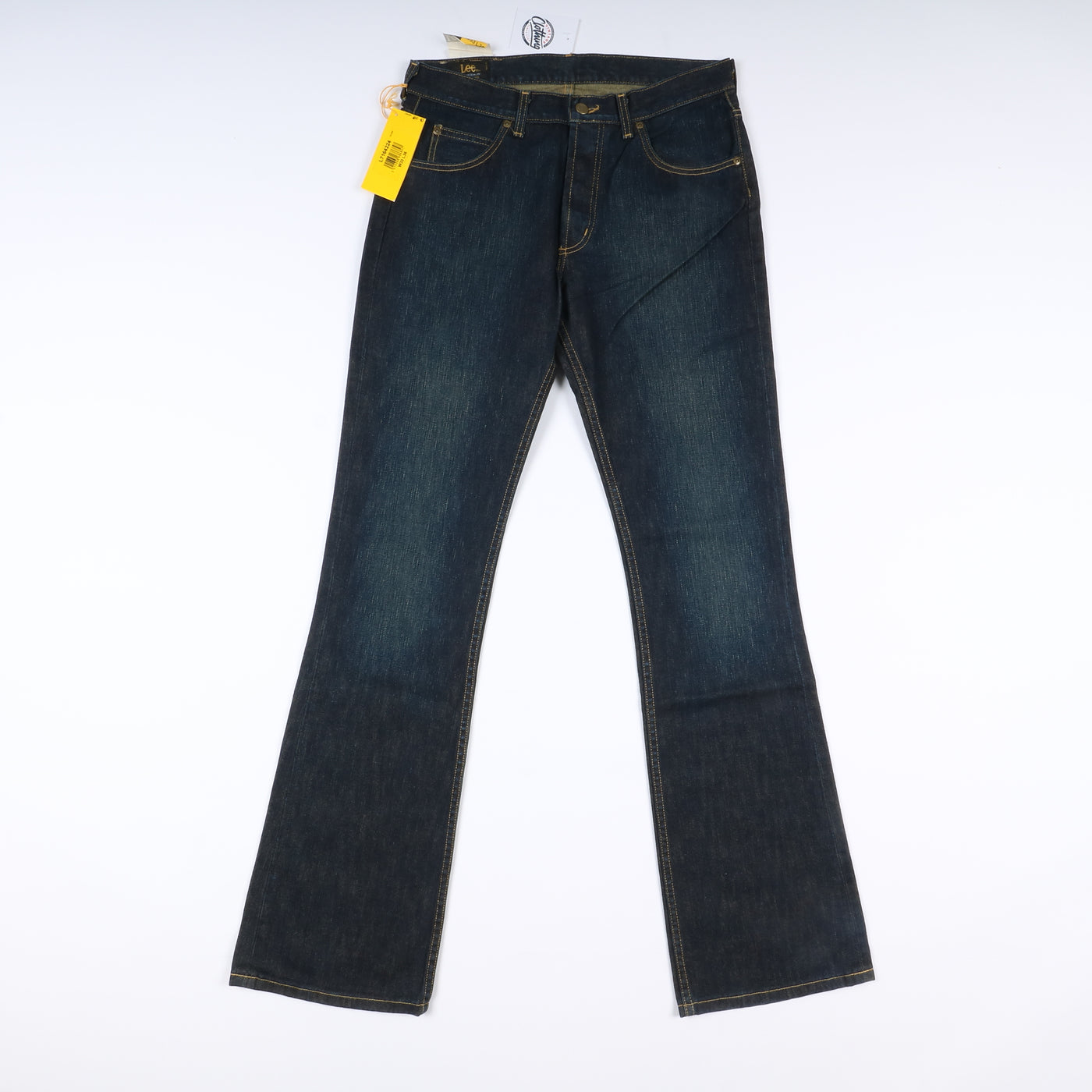 Lee Denver Flare Boot Cut W33 L36 Denim Unisex Vita Alta Nuovo Dead Stock w/Tags