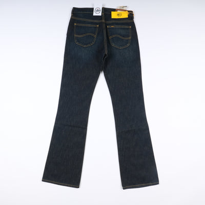 Lee Denver Flare Boot Cut W33 L36 Denim Unisex Vita Alta Nuovo Dead Stock w/Tags