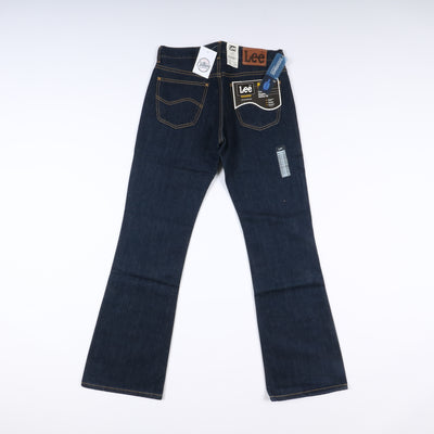 Lee Denver Flare Boot Cut W33 L34 Denim Unisex Vita Alta Nuovo Dead Stock w/Tags
