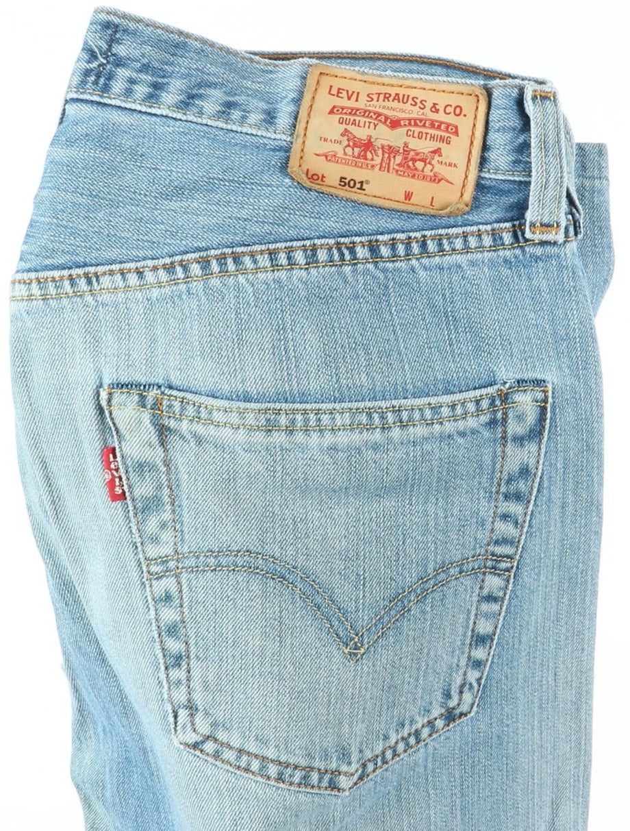 Levi's 501 Rivets 1947 Jeans Vintage Denim W33 L36 Unisex Vita Alta Limited Edition