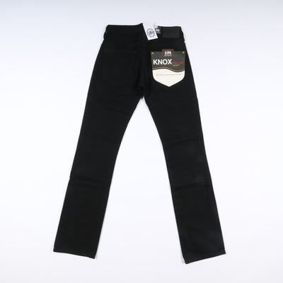 Lee Knox Regular W29 L34 Nero Uomo Vita Alta Nuovo Dead Stock w/Tags