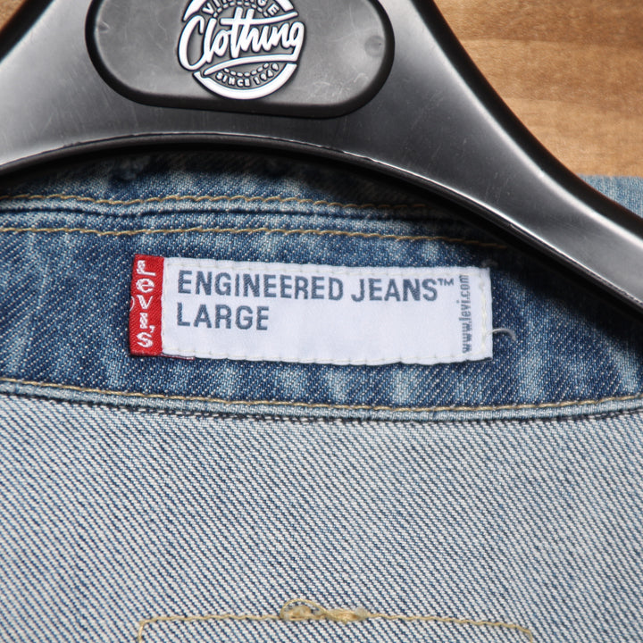 Levi's Engineered Giacca di Jeans Denim Taglia L Uomo