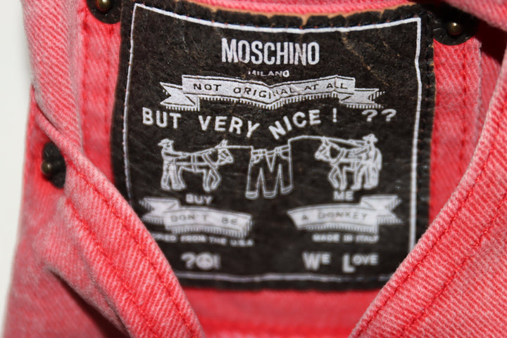 Moschino Slim Fit Jeans Rosso W29 Donna