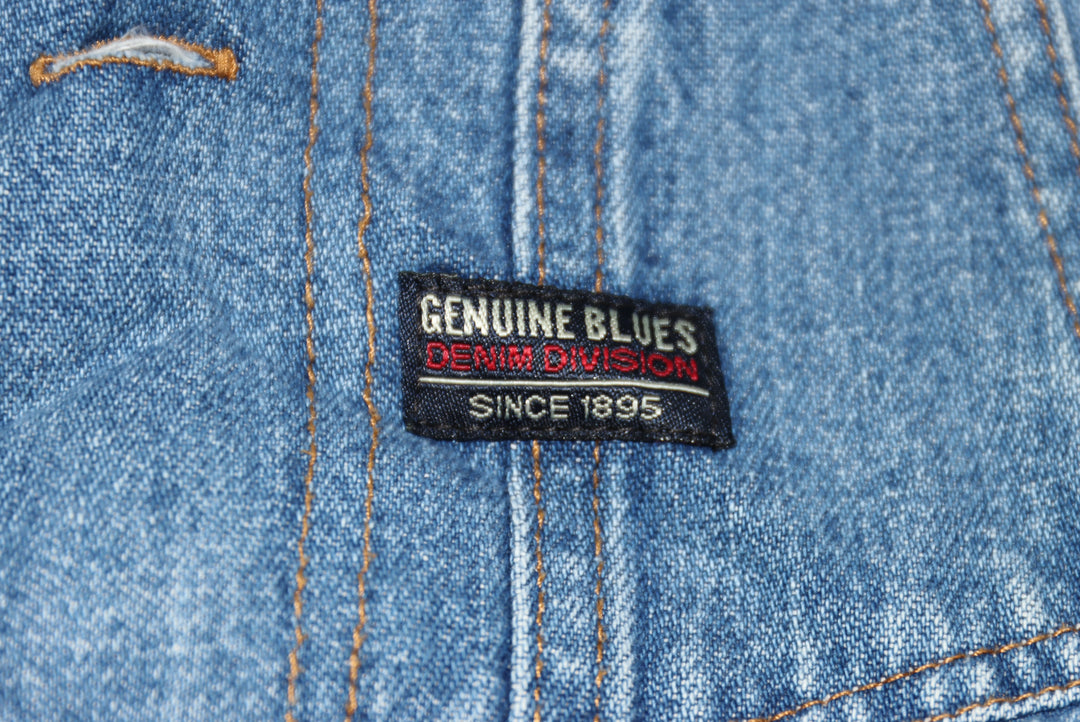 Genuine Blues Salopette di Jeans Denim Taglia S Unisex