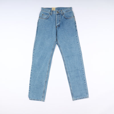 Lee Chicago Stone Wash W30 L34 Denim Unisex Vita Alta Dead Stock w/Tags