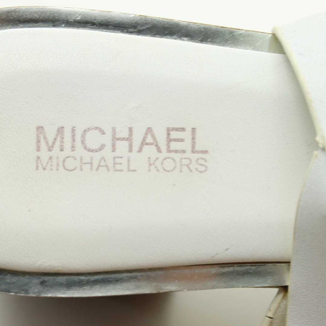 Michael Kors Sandalo Bianco Eur 38 Donna