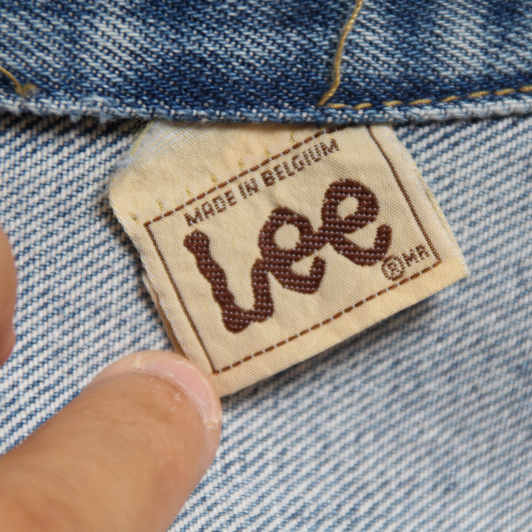 Lee Rider Giacca di Jeans Vintage Denim Taglia 44 Unisex