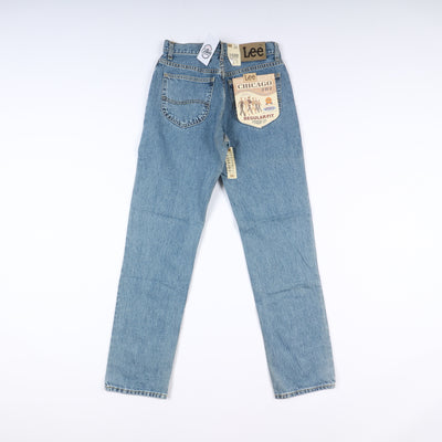 Lee Chicago Stone Wash W30 L32 Denim Unisex Vita Alta Dead Stock w/Tags