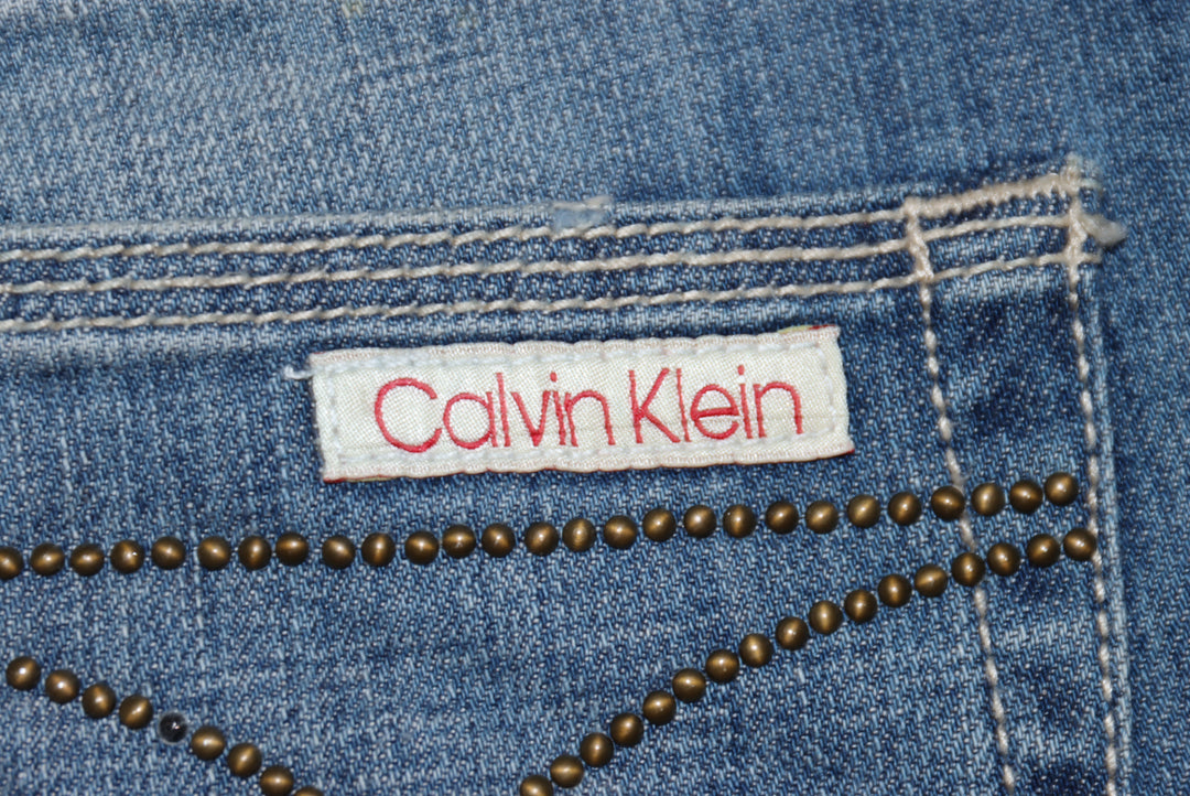 Calvin Klein Slim Stretch Jeans Denim W25 Donna