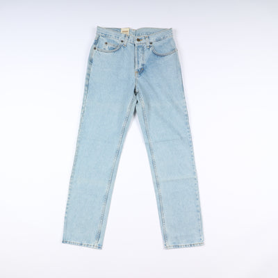 Lee Chicago Super Stone Wash W30 L32 Denim Unisex Vita Alta Dead Stock w/Tags
